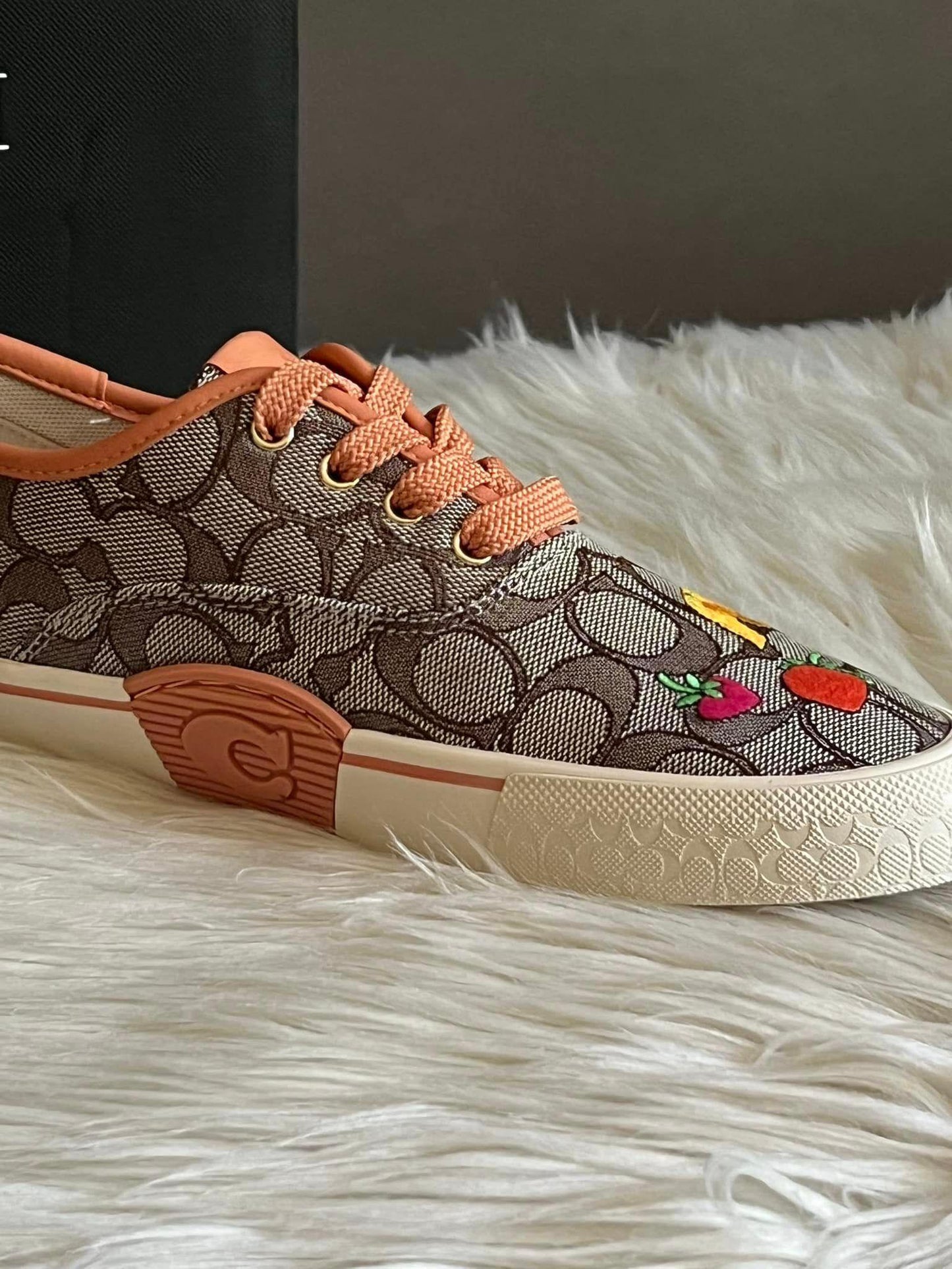 Coach X Observed By Us Skate Lace Up Sneaker In Signature Jacquard