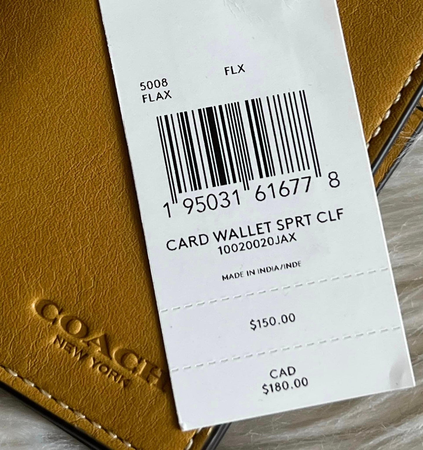 Coach Card Wallet