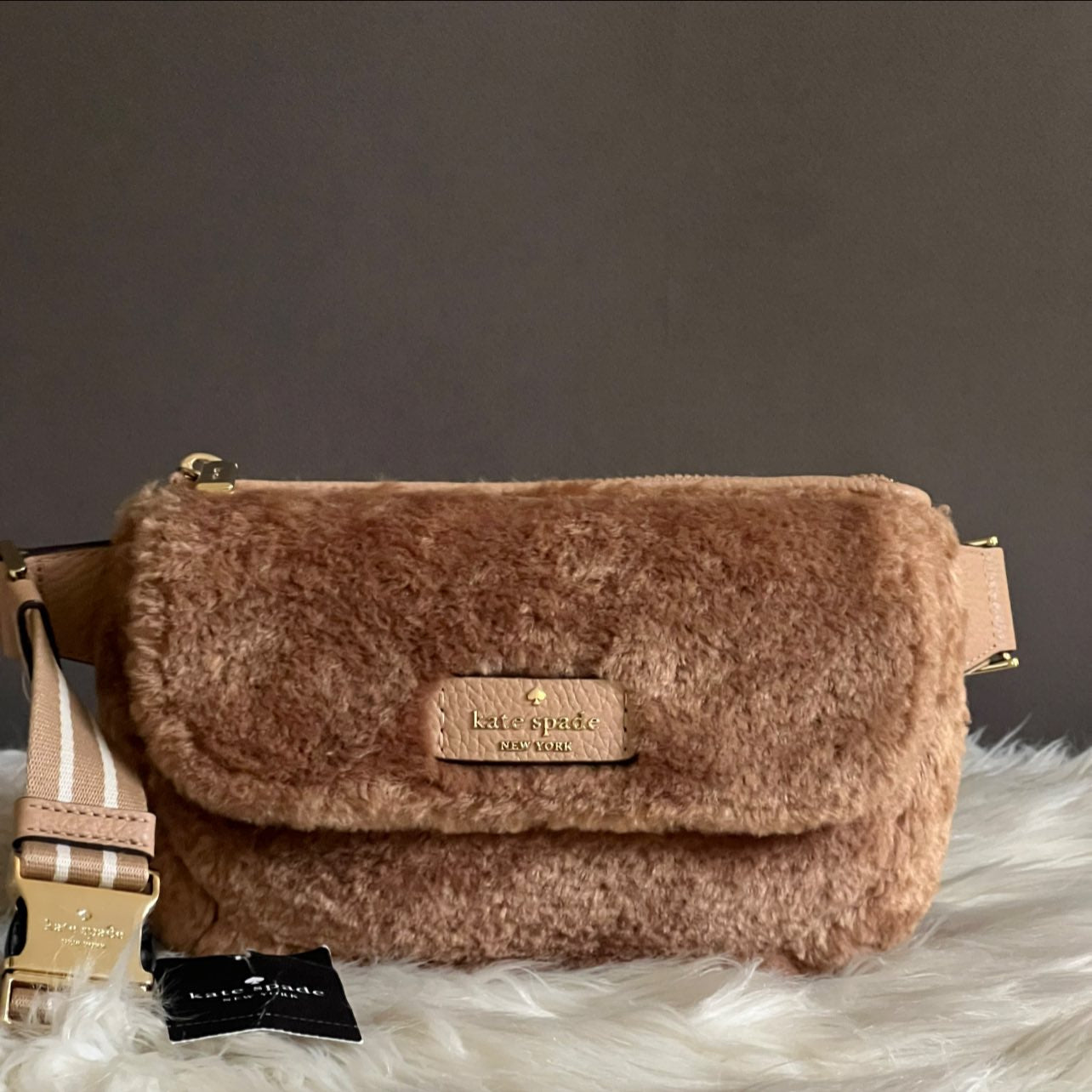 Kate Spade Faux Fur Belt Bag