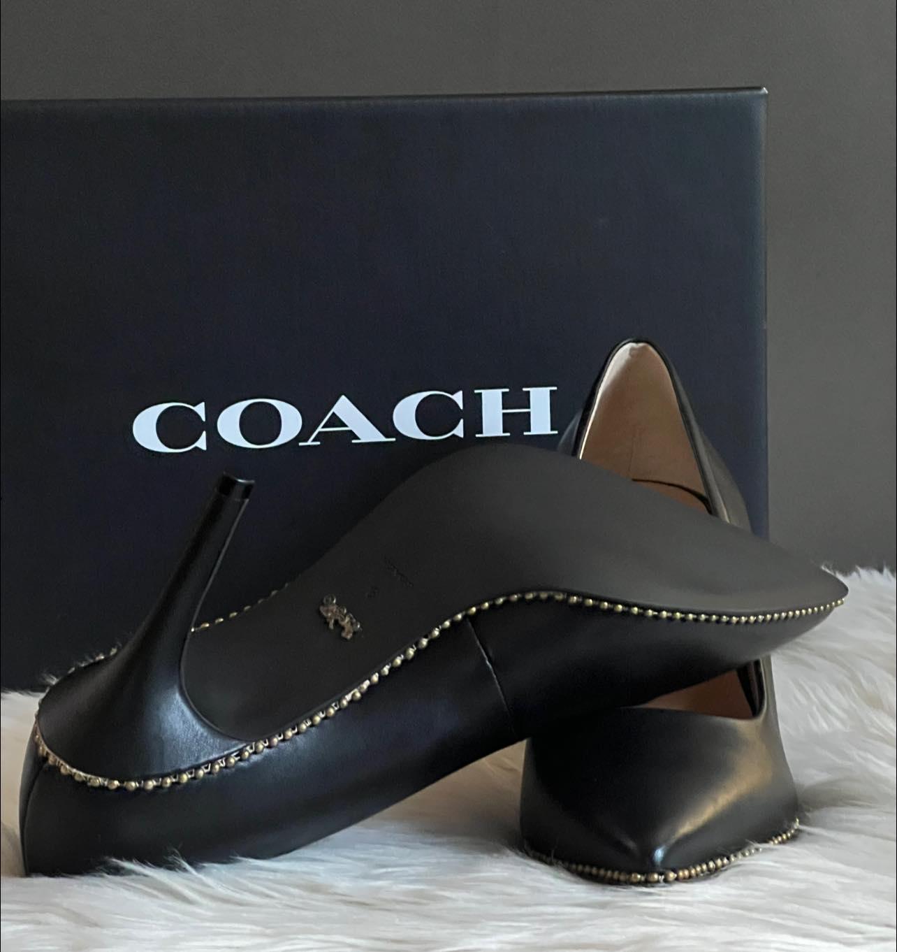 Coach Waverly Leather Pump