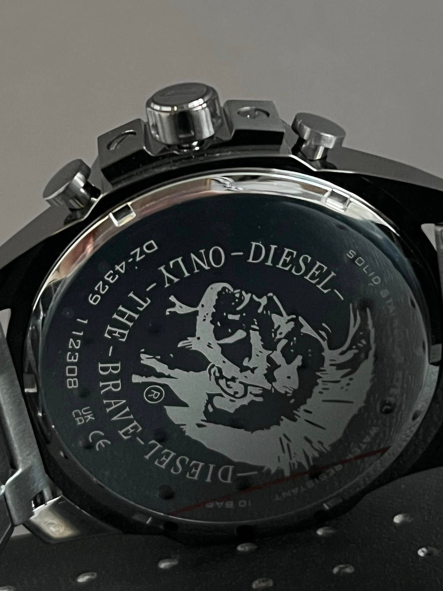Diesel Men’s Mega Chief Chronograph Gunmetal Steel Watch