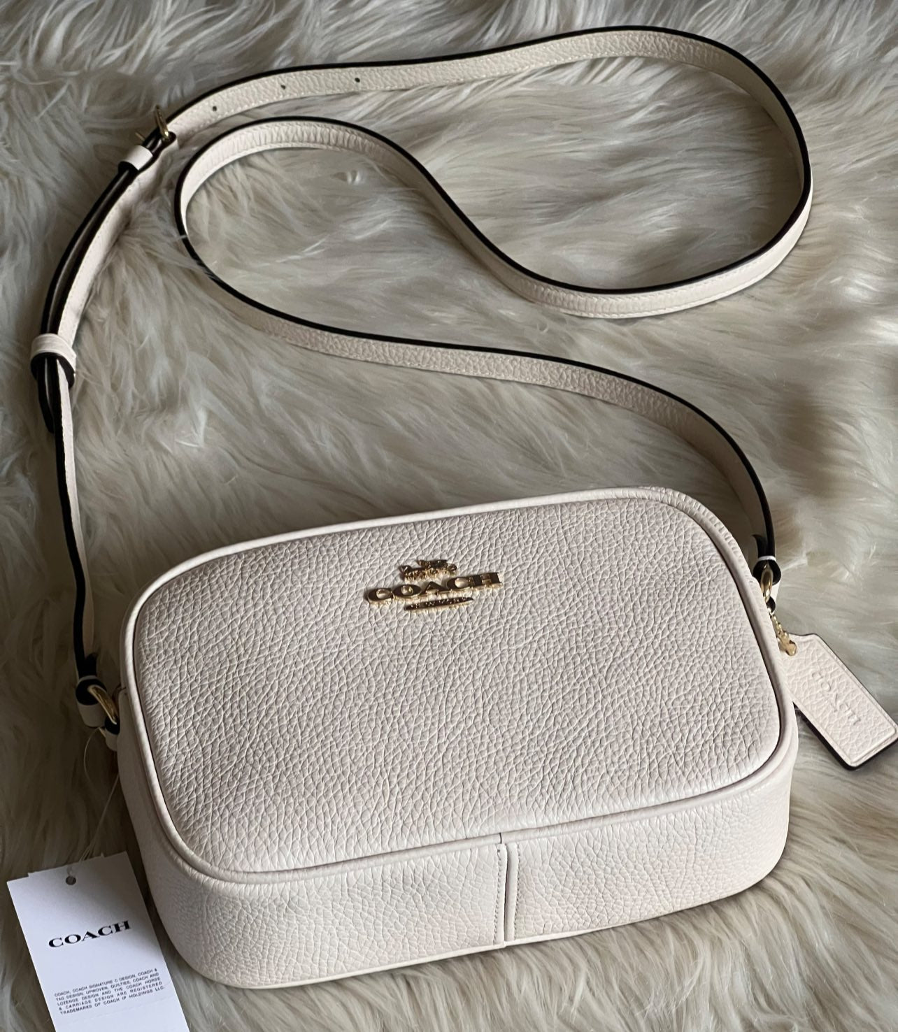 Coach Mini Jamie Camera Bag in Signature Leather