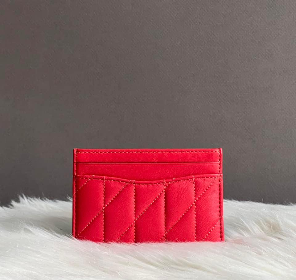 Coach Essential Card Case With Pillow Quilting