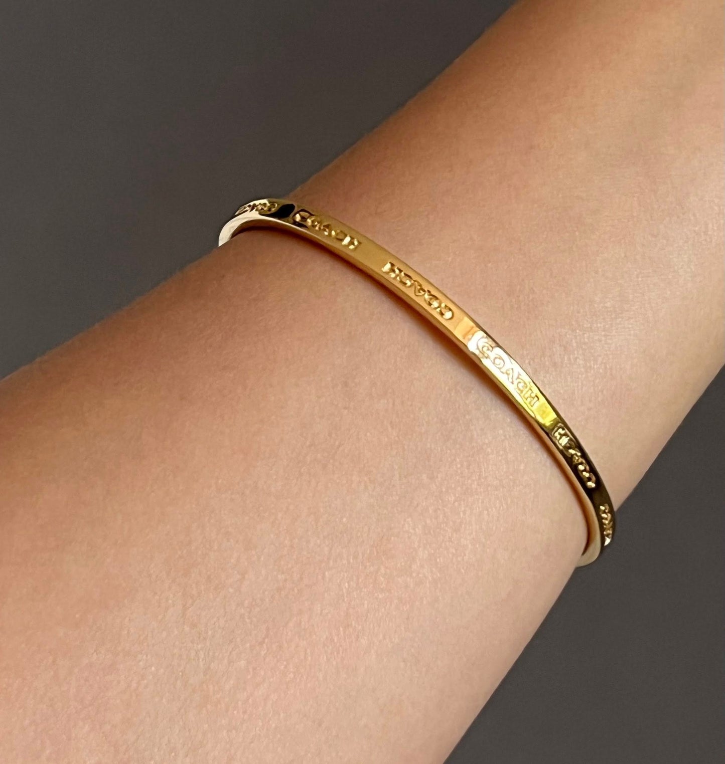 Coach Thin Cuff Bracelet