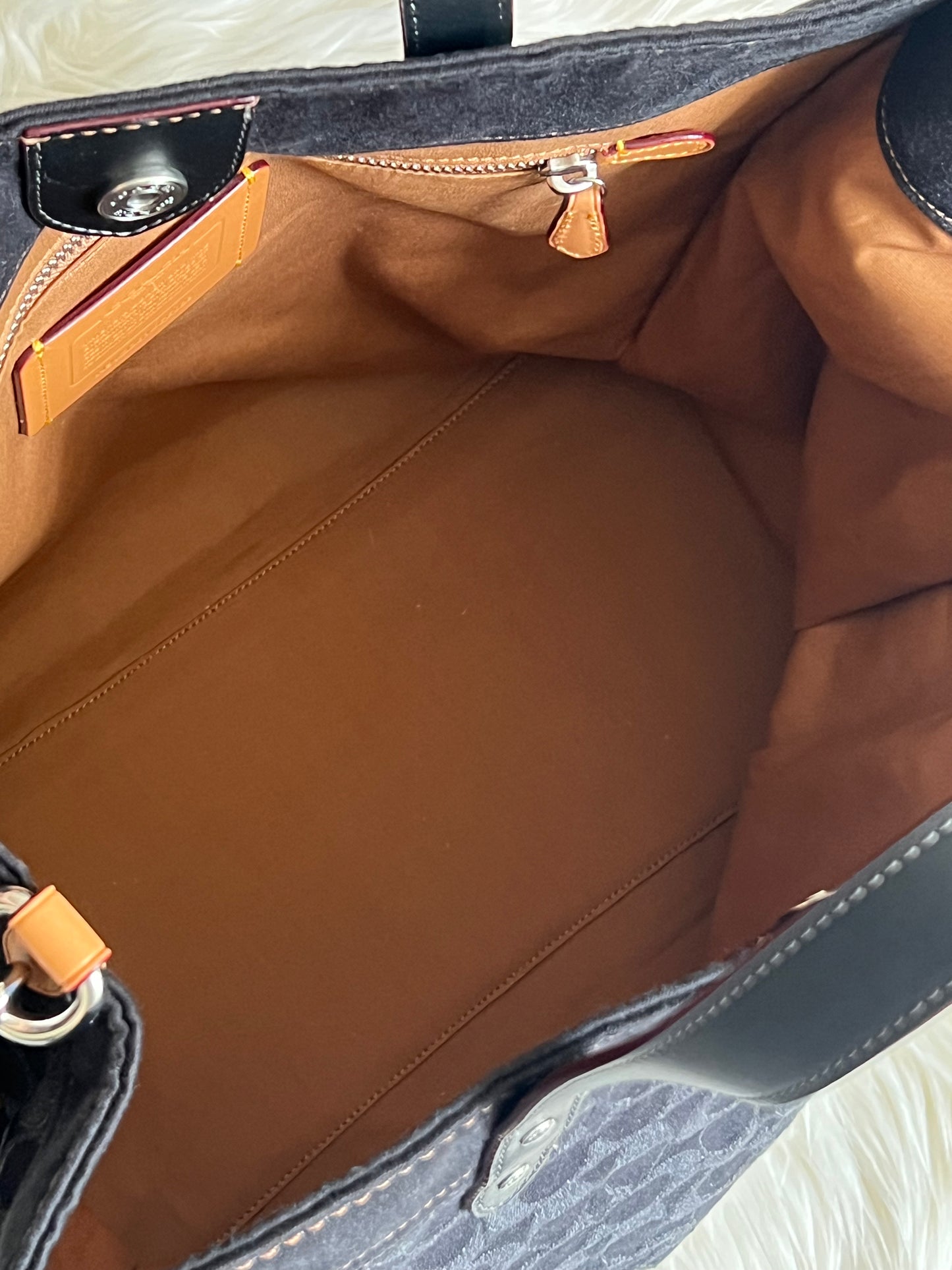 Coach Field Tote 40 in Signature Denim