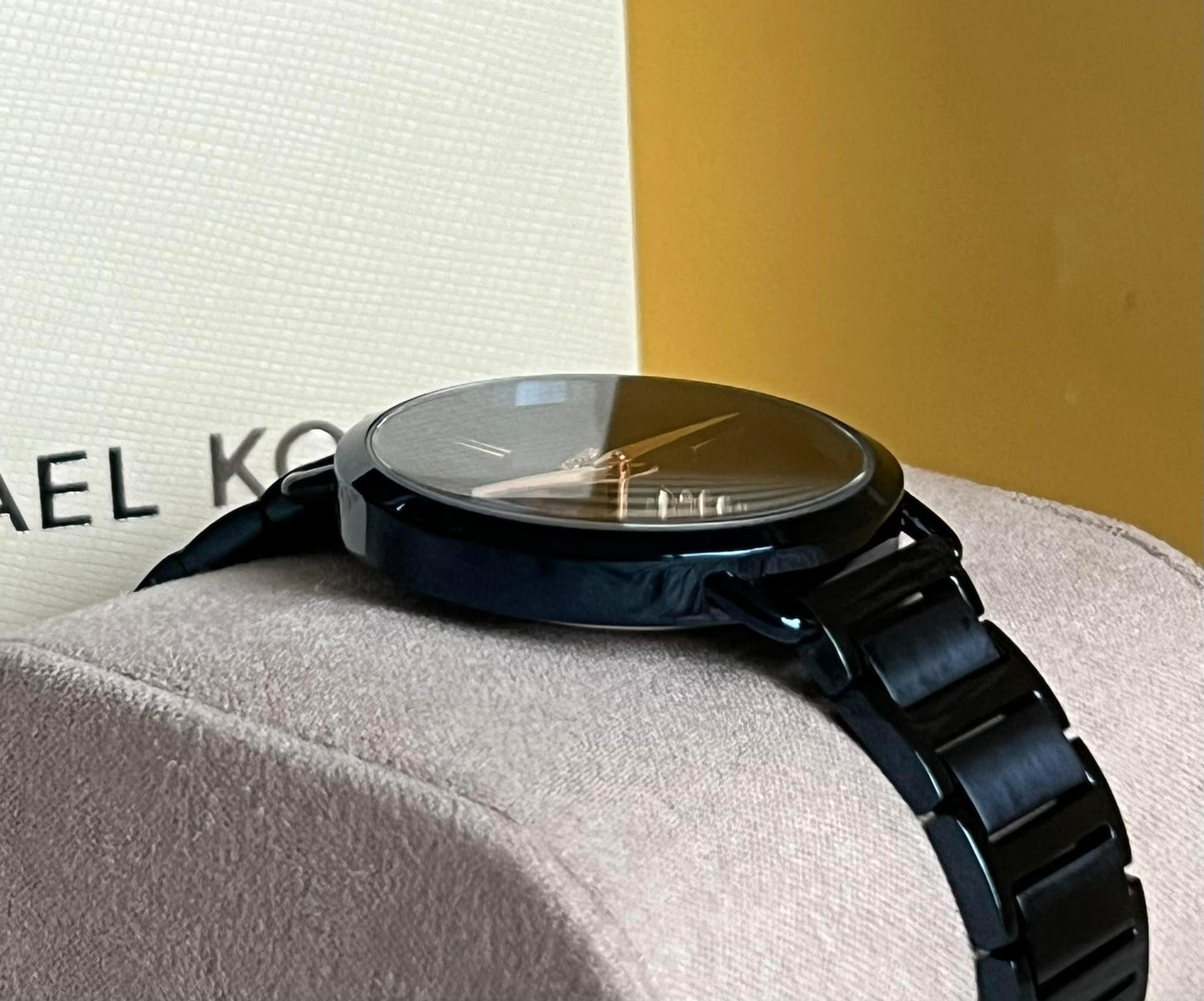 Michael Kors Women's Portia Crystallized Blue Steel Watch
