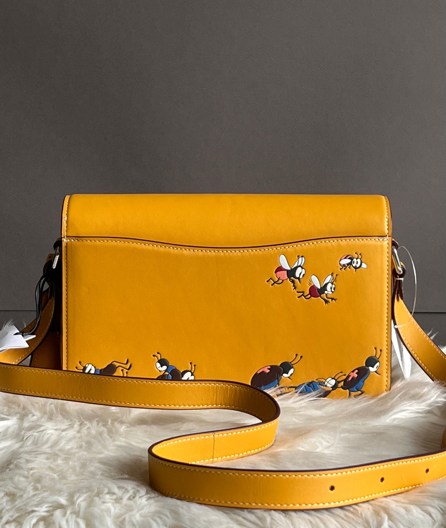 Disney X Coach Studio Shoulder Bag with Mickey Mouse and Bugs
