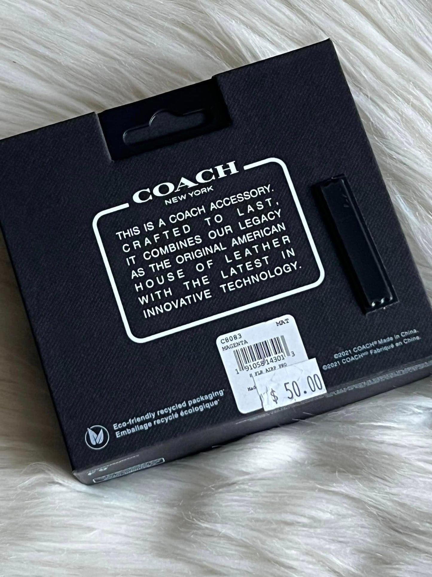 Coach Airpods Pro Case With Halftone Floral Print