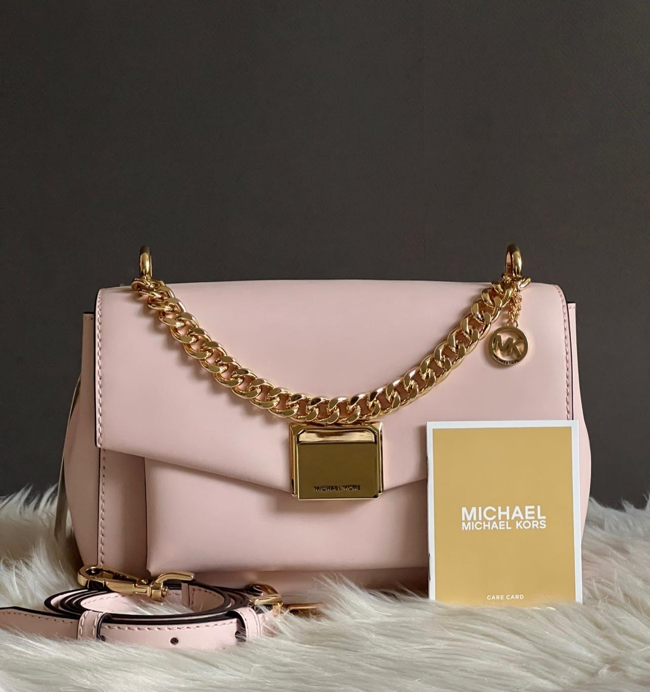 Michael Kors Lita Medium Leather Crossbody Bag