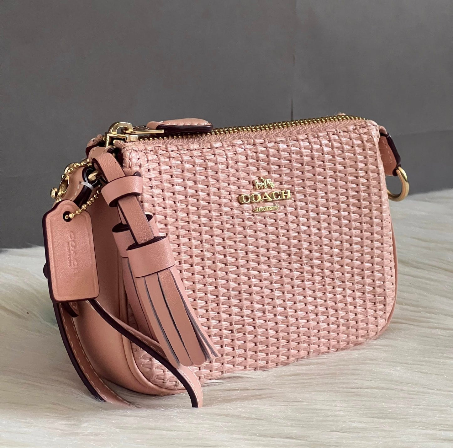 Coach Nolita 15 in Straw