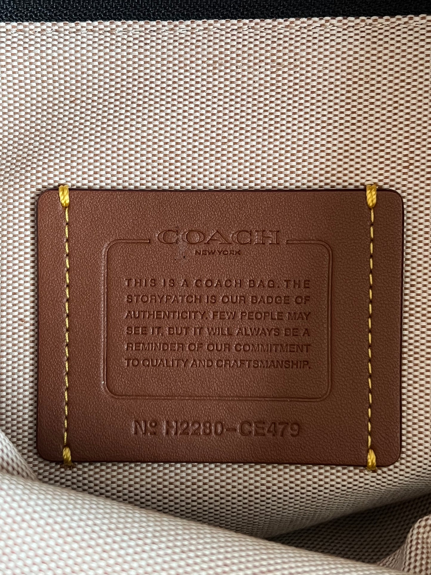 Coach Rowe Foldover Tote in Signature Textile Jacquard