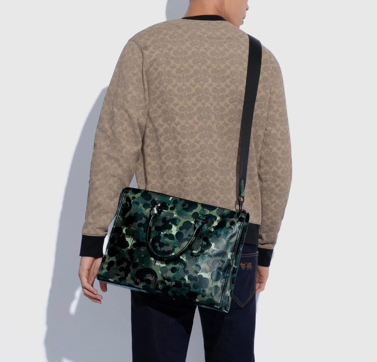 Coach Gotham Folio With Camo Print
