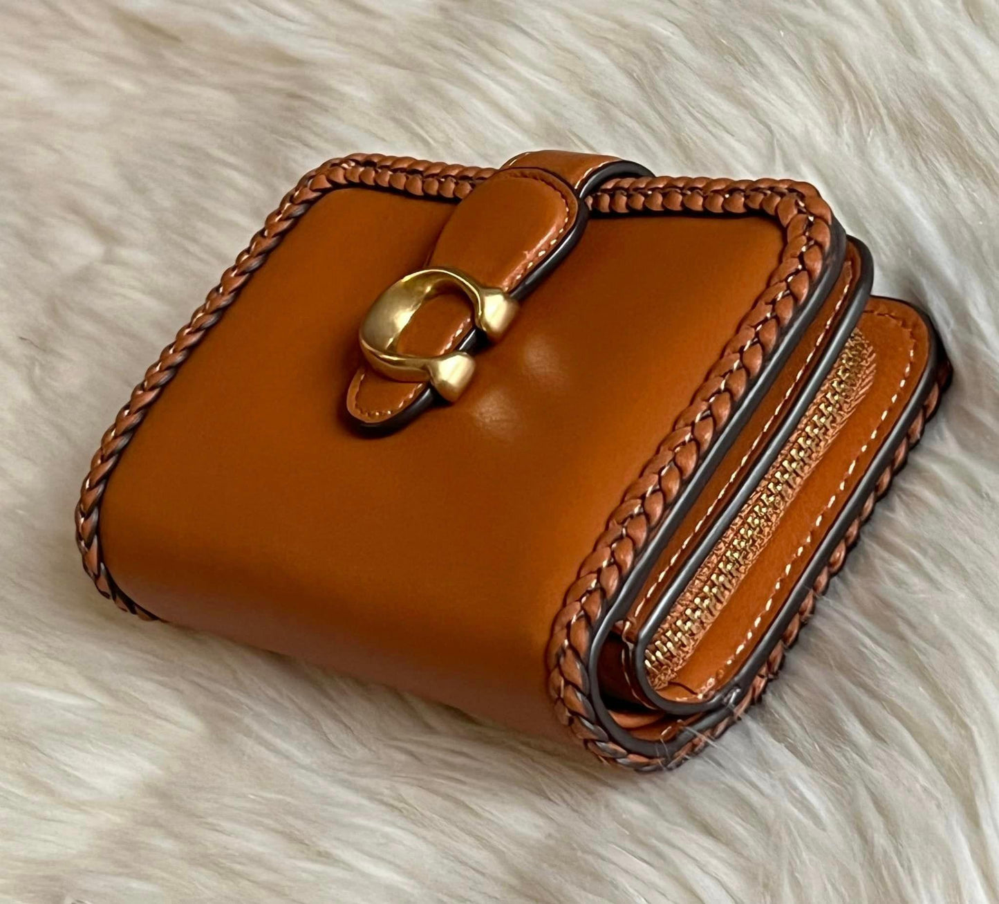 Coach Tabby Medium Wallet with Braid