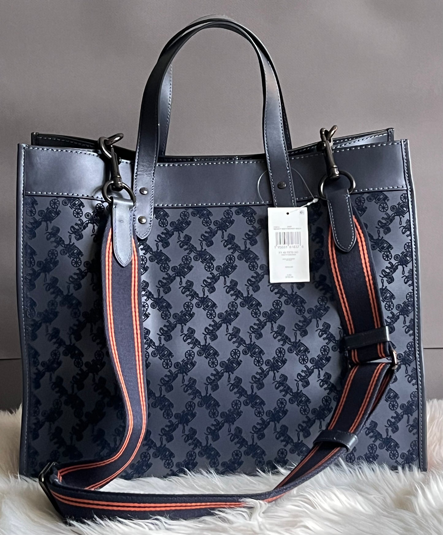 Coach Field Tote 40 with Horse and Carriage