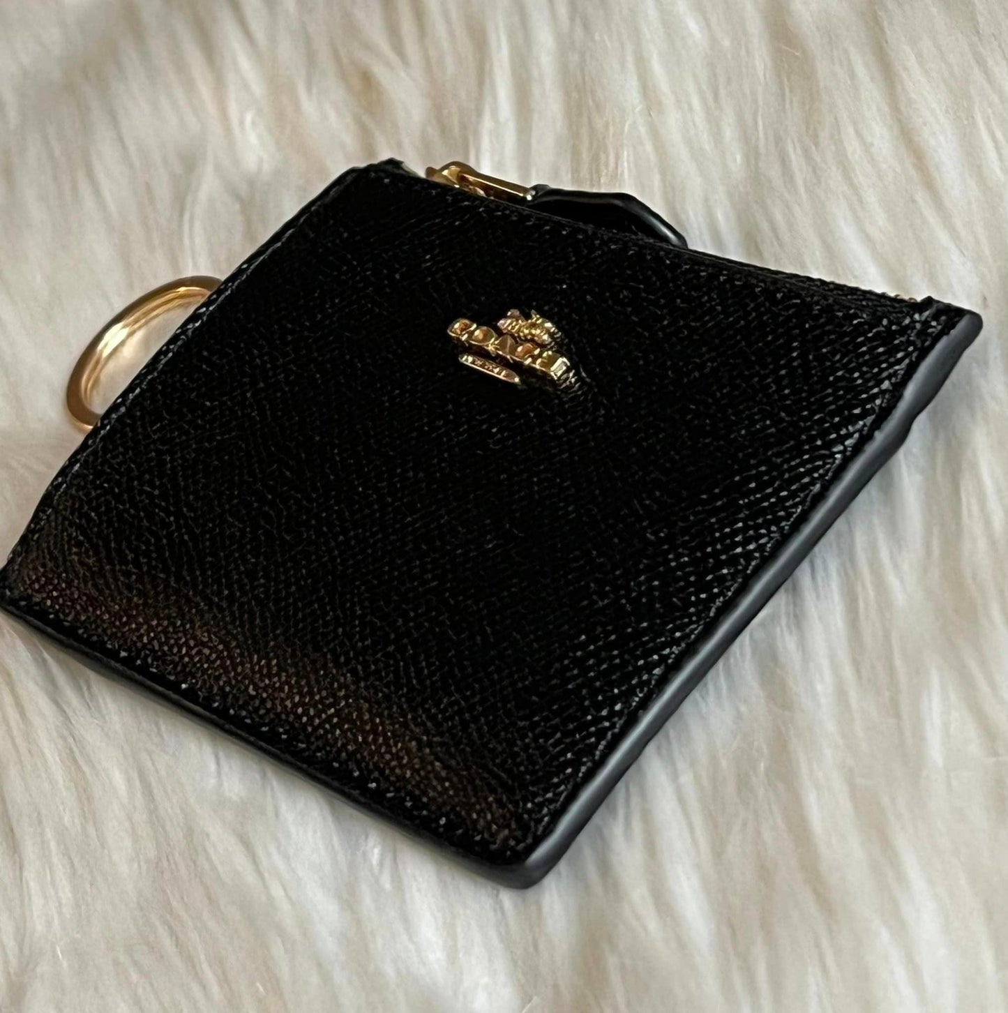 Coach Crossgrain Mini Skinny ID Case