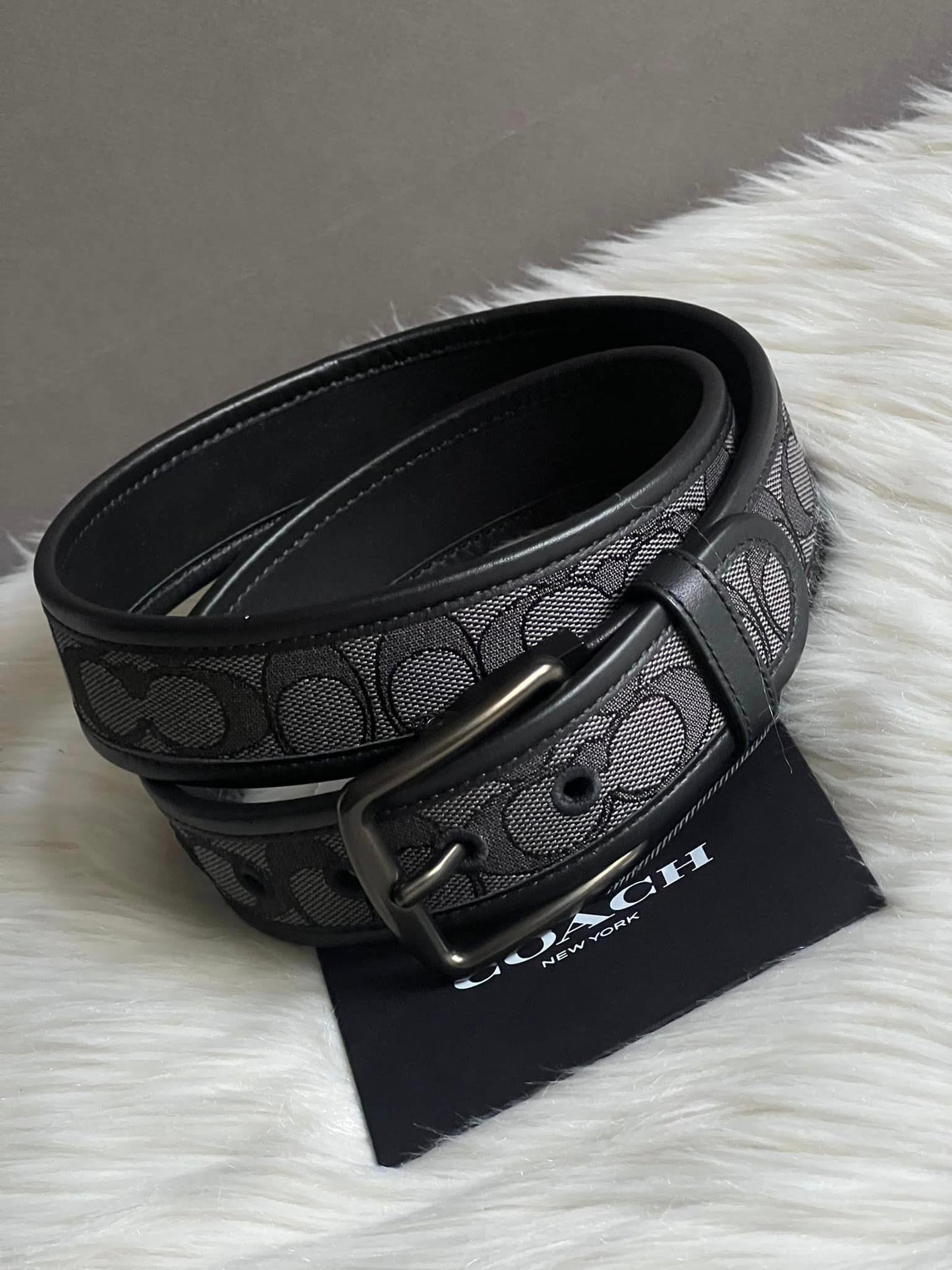 Coach Men’s Harness Buckle Belt