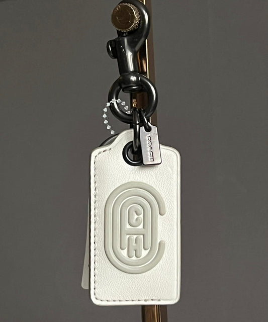 Coach 2021 SS Bottle Opener Key Fob with Coach Patch