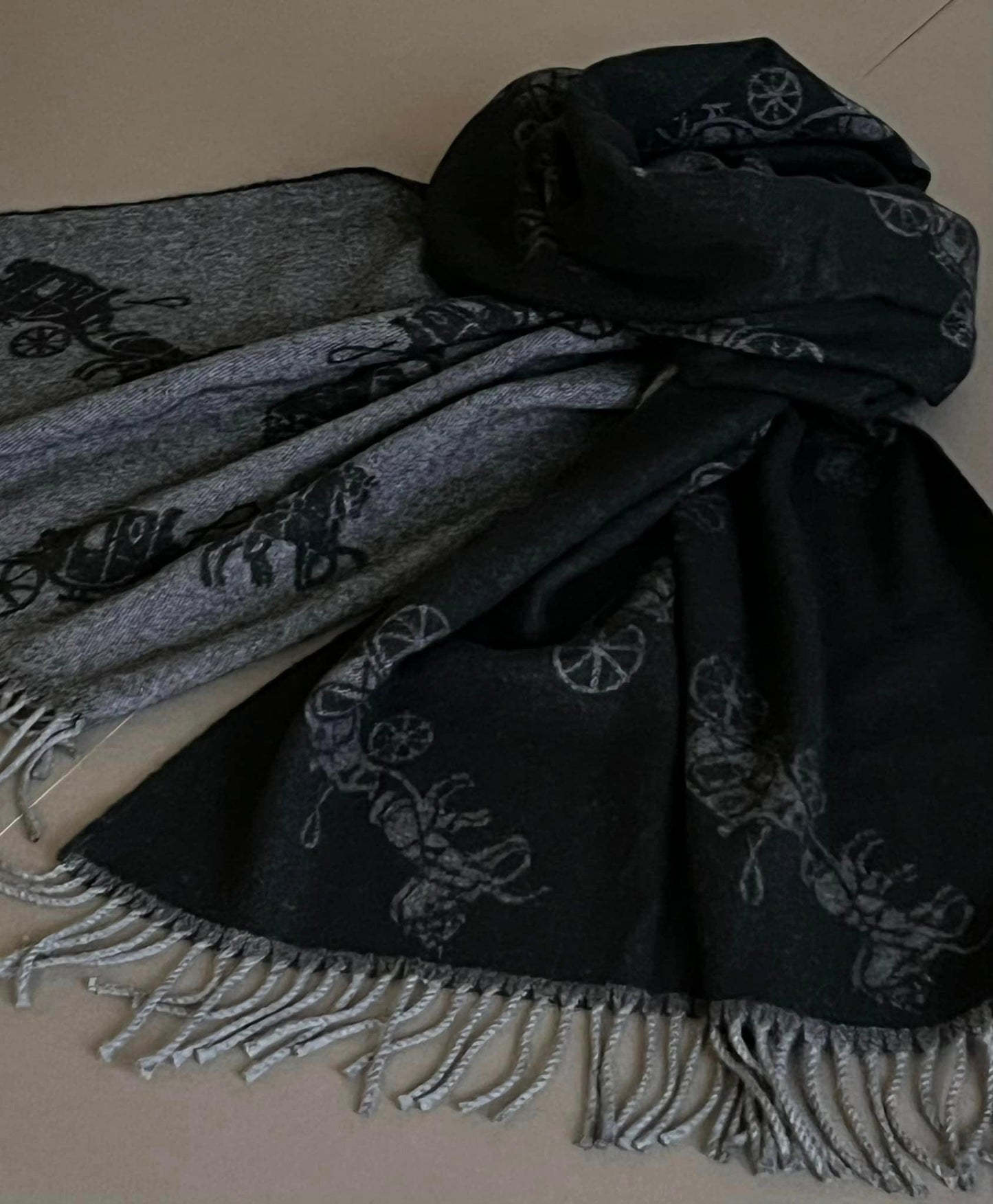 Coach Horse And Carriage Oversized Muffler