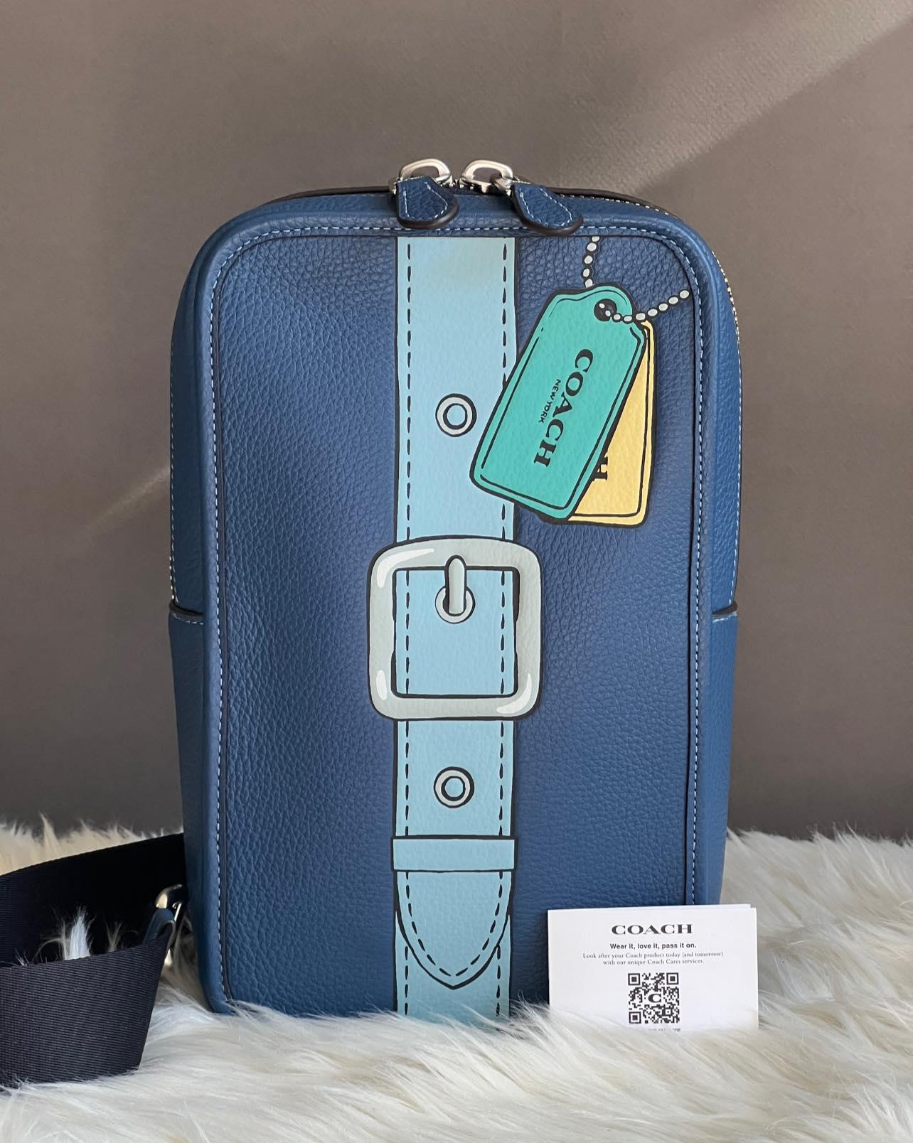 Coach Sullivan Pack with Trompe L’oeil Print