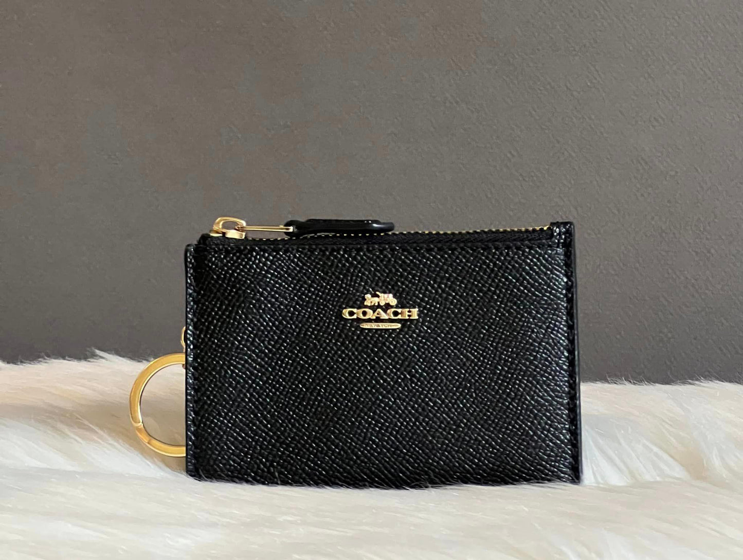 Coach Crossgrain Mini Skinny ID Case