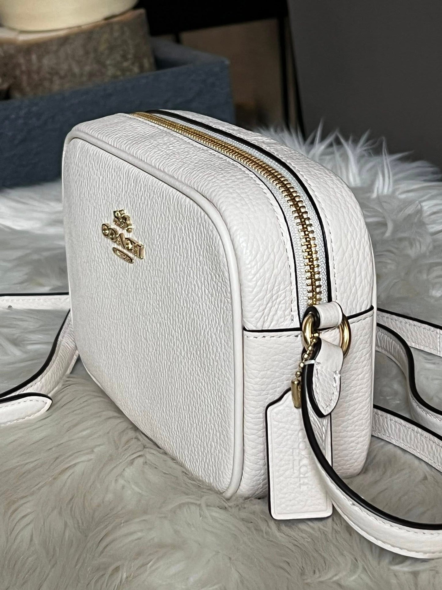 Coach Mini Jamie Camera Bag in Signature Leather