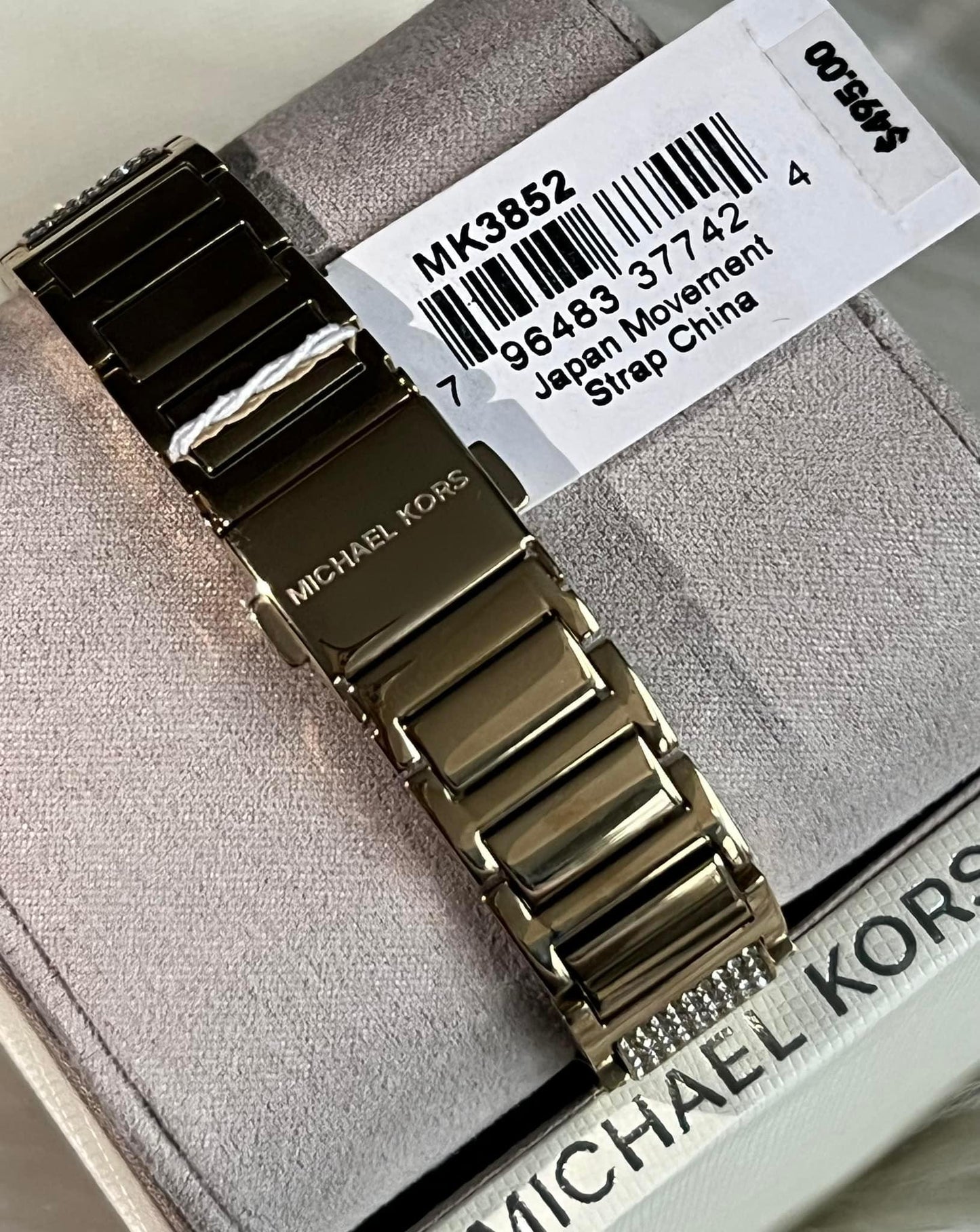 Michael Kors Women's Portia Pave Gold Dial Watch