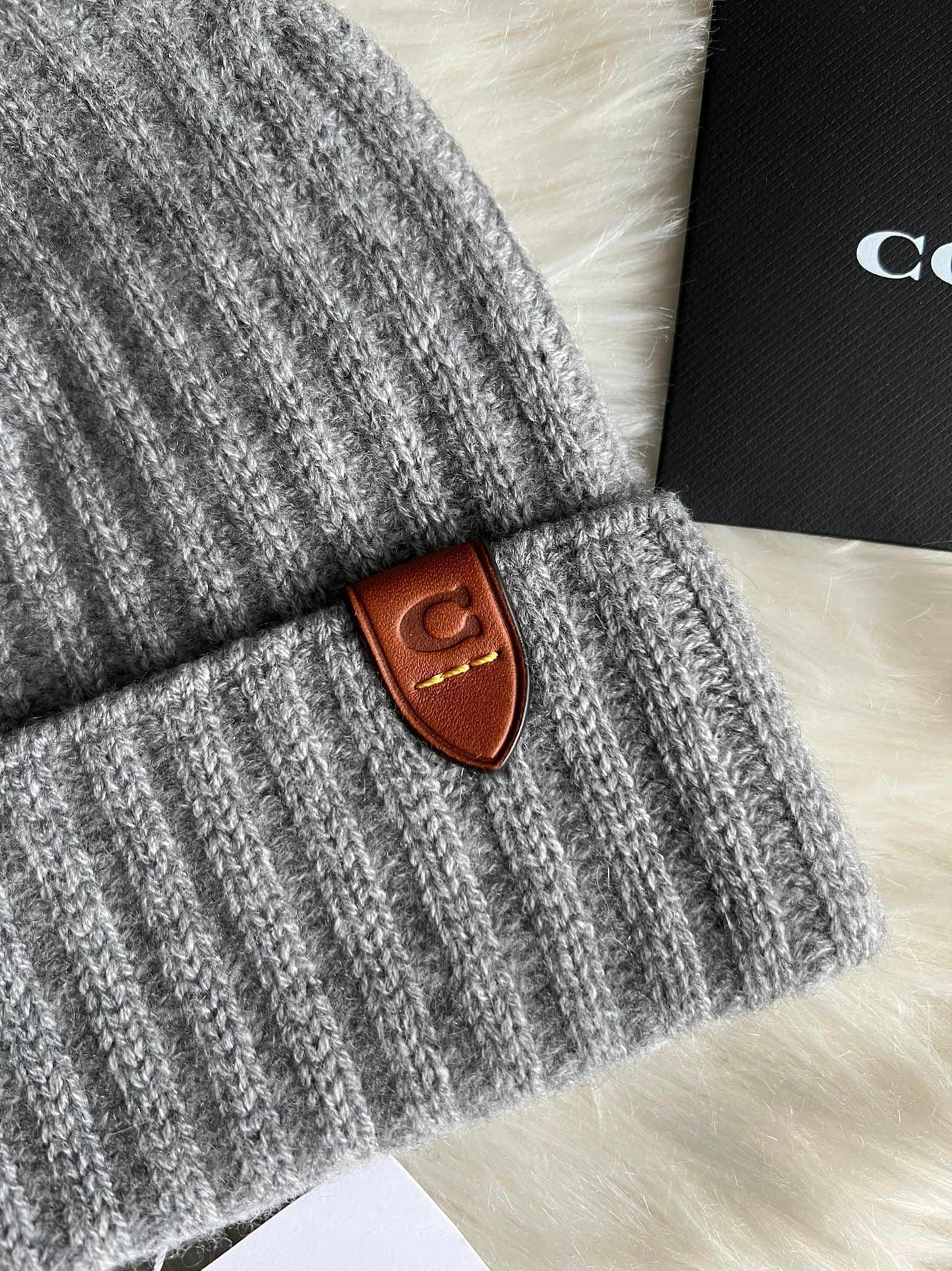 Coach Cashmere Beanie