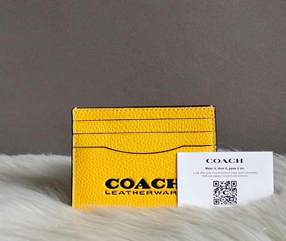 Coach Flat Card Case Leatherware