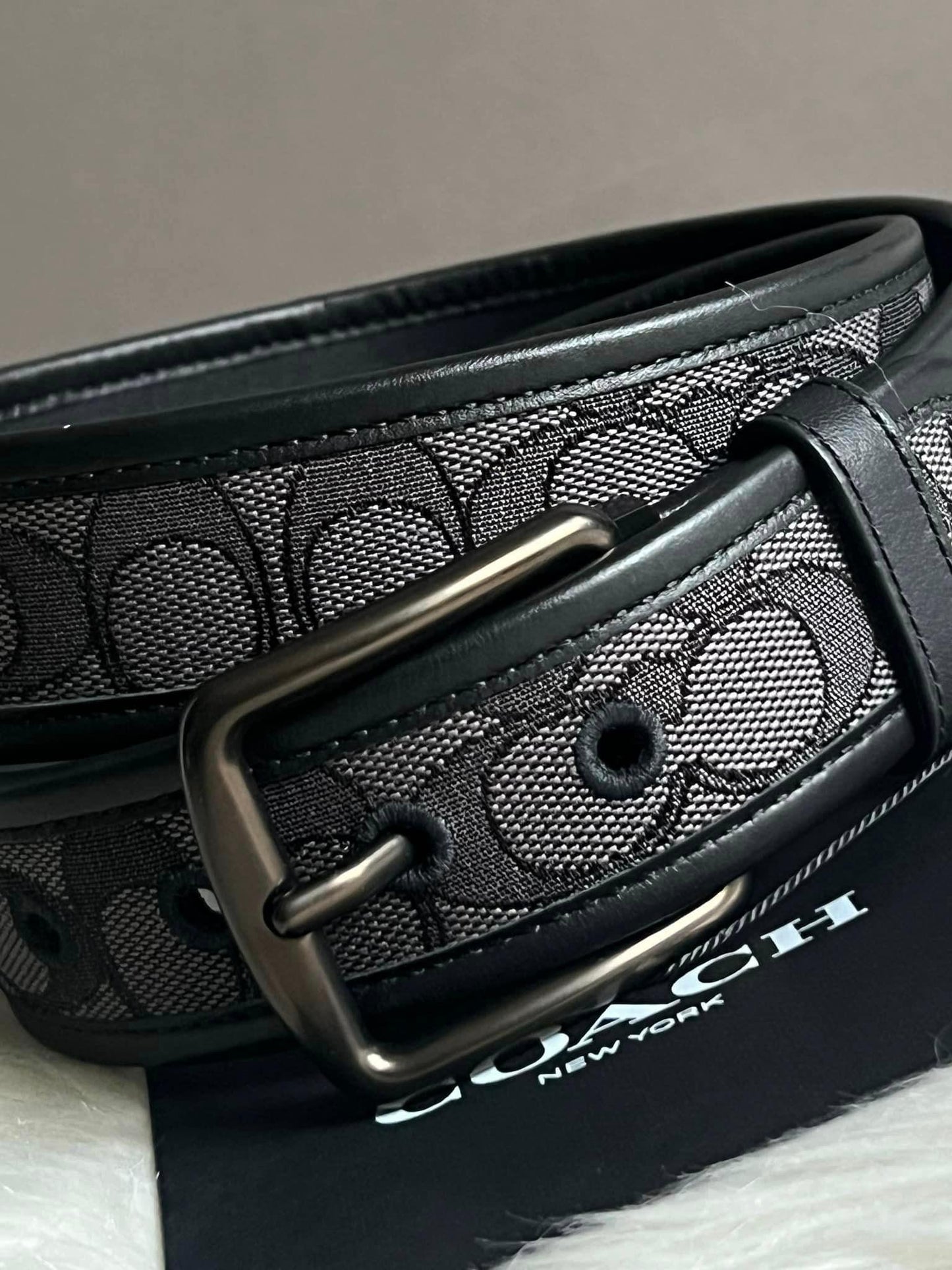 Coach Men’s Harness Buckle Belt