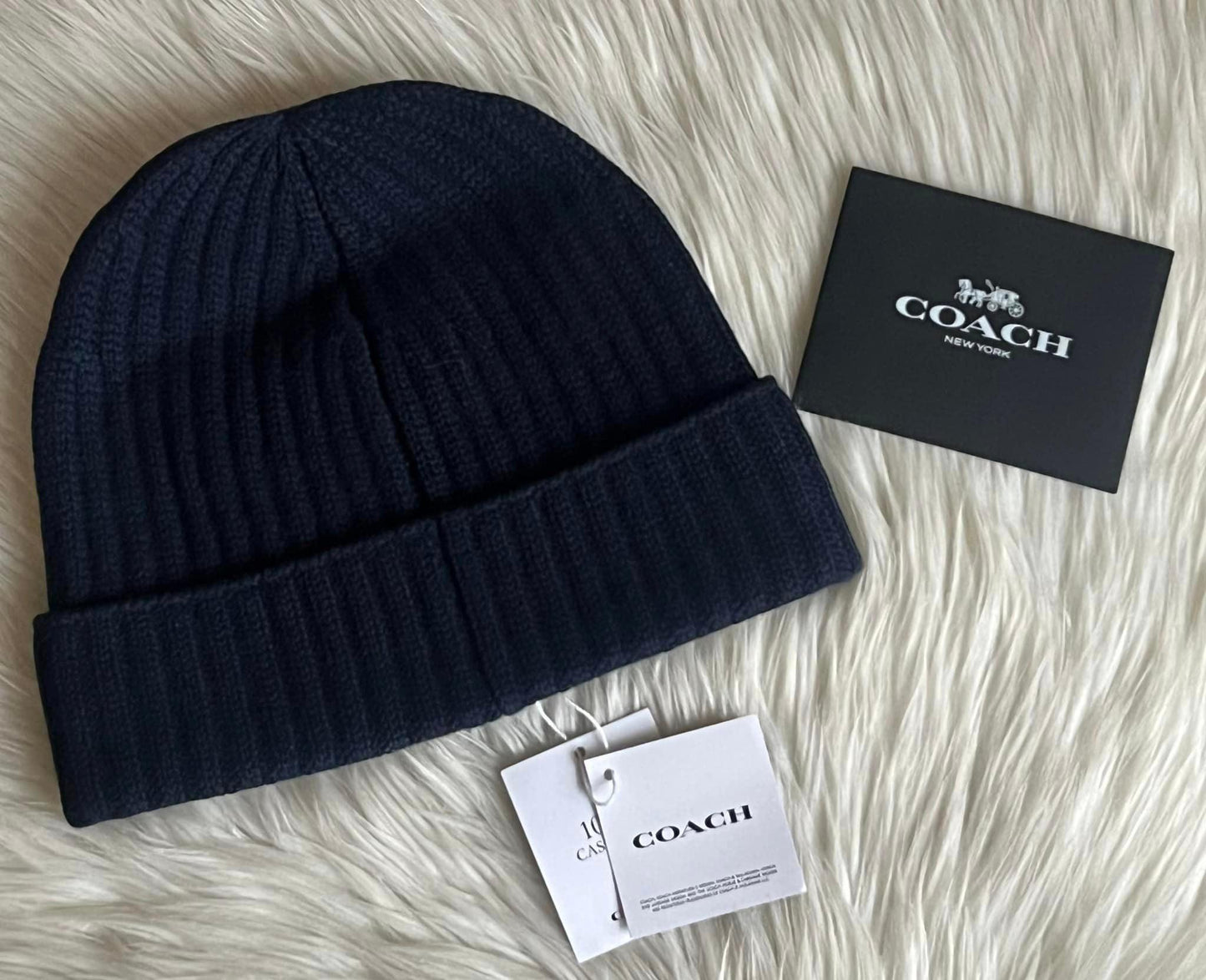 Coach Cashmere Beanie