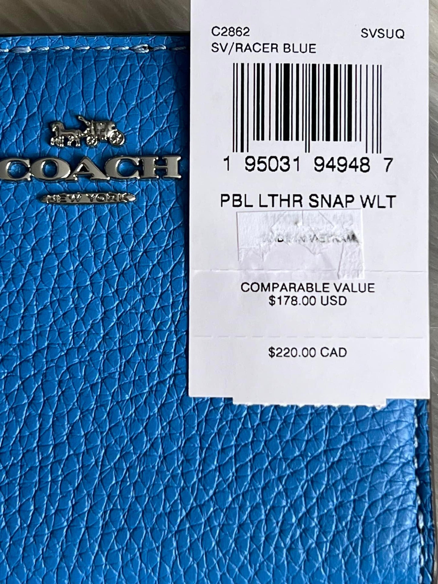 Coach Snap Wallet