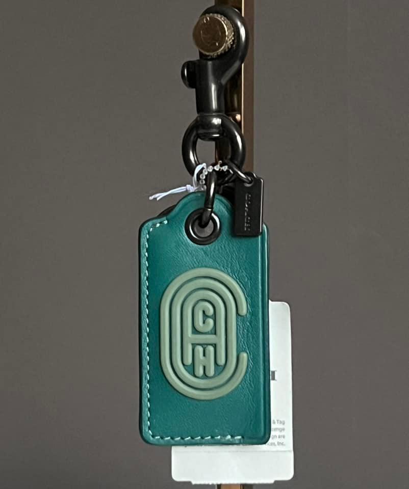 Coach 2021 SS Bottle Opener Key Fob with Coach Patch