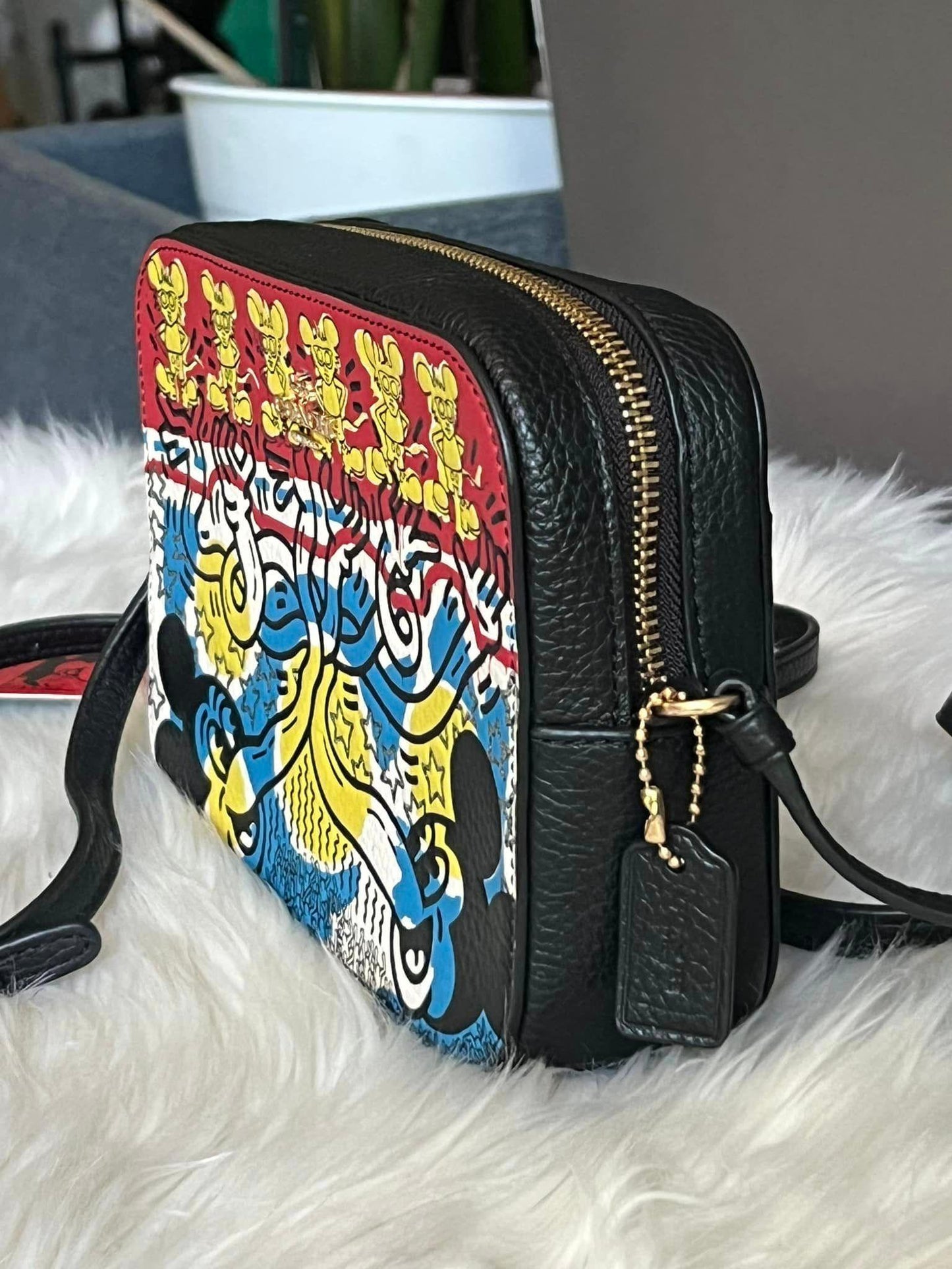 Coach Disney Mickey Mouse X Keith Haring Mini Camera Bag