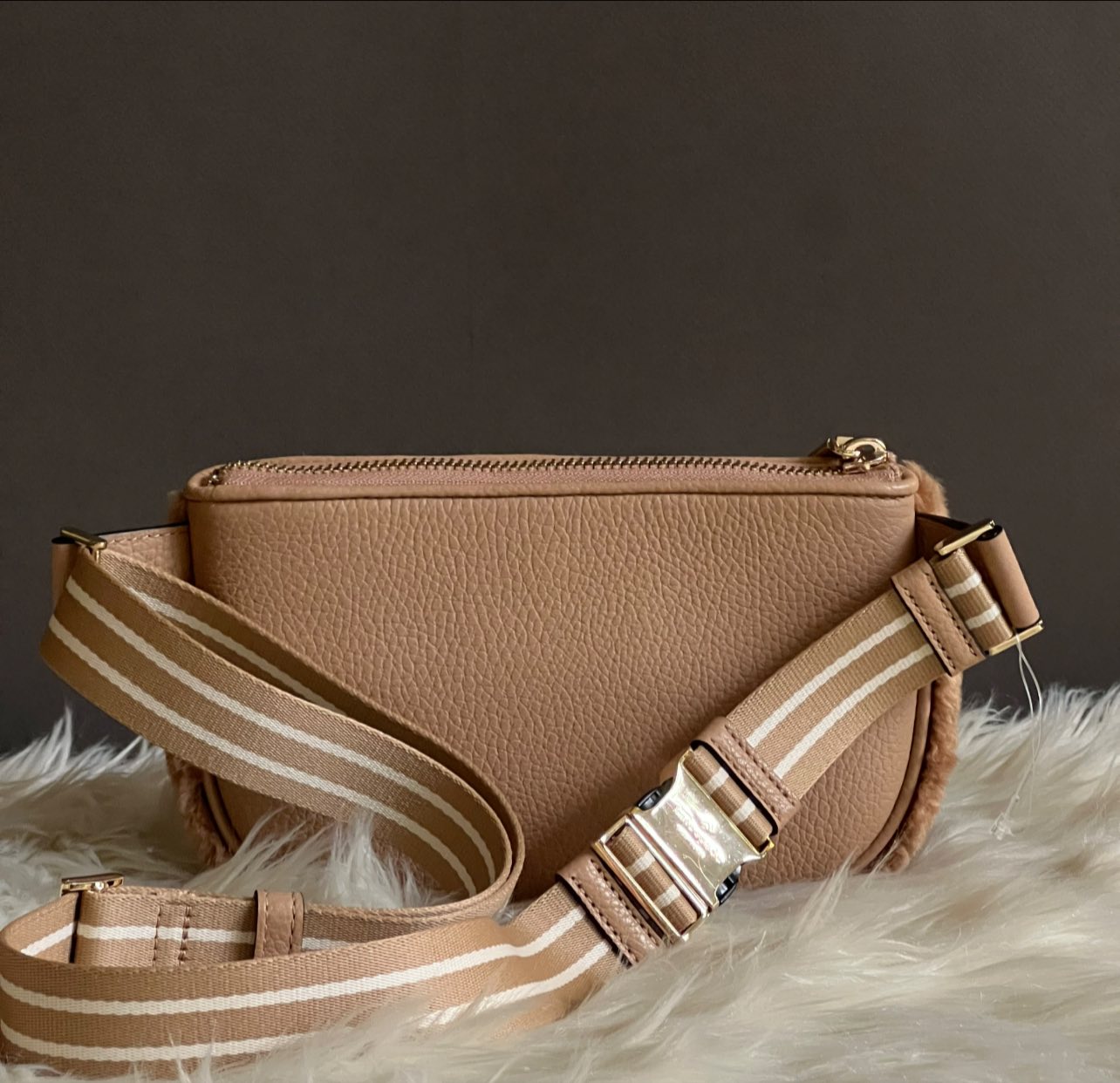 Kate Spade Faux Fur Belt Bag