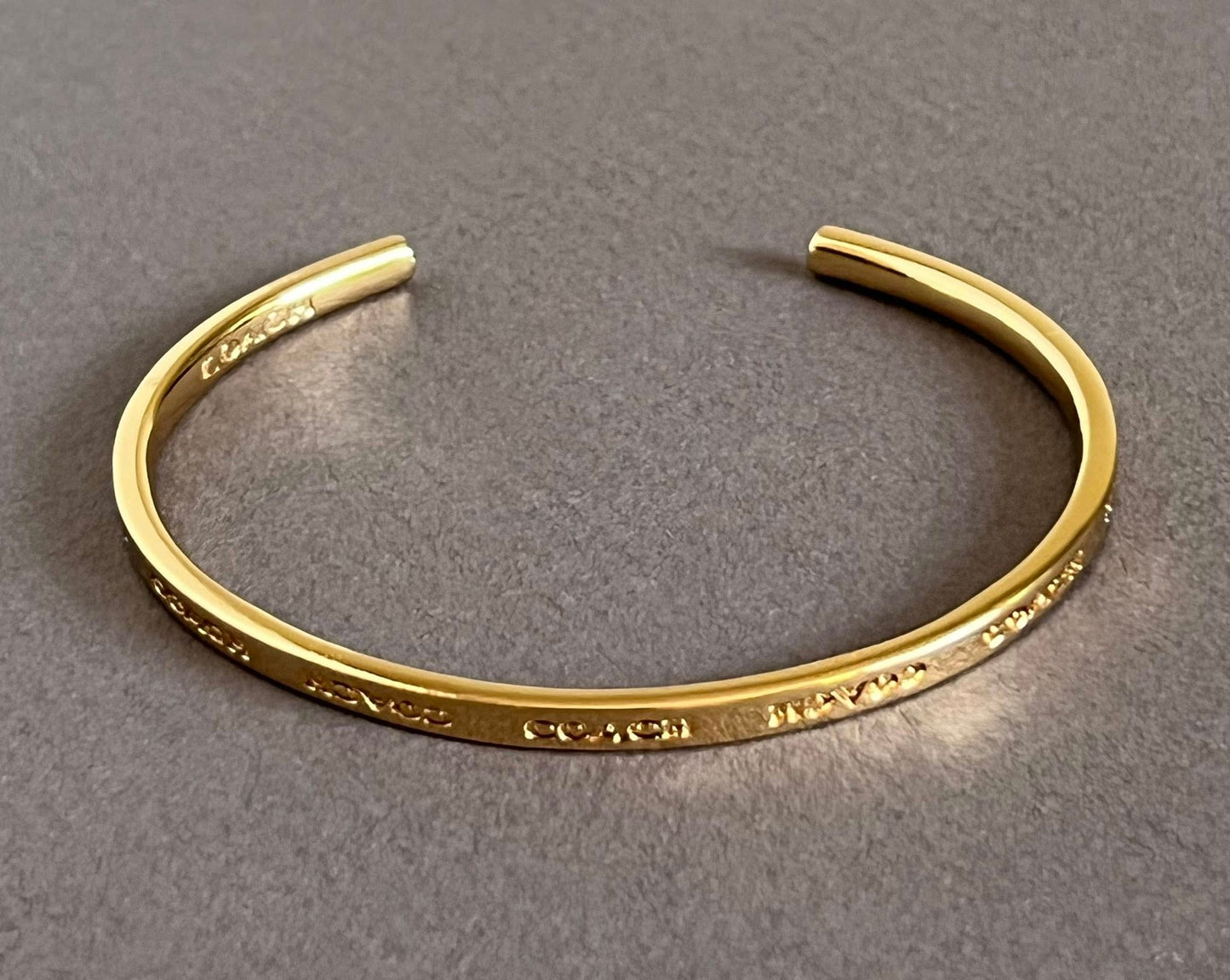 Coach Thin Cuff Bracelet