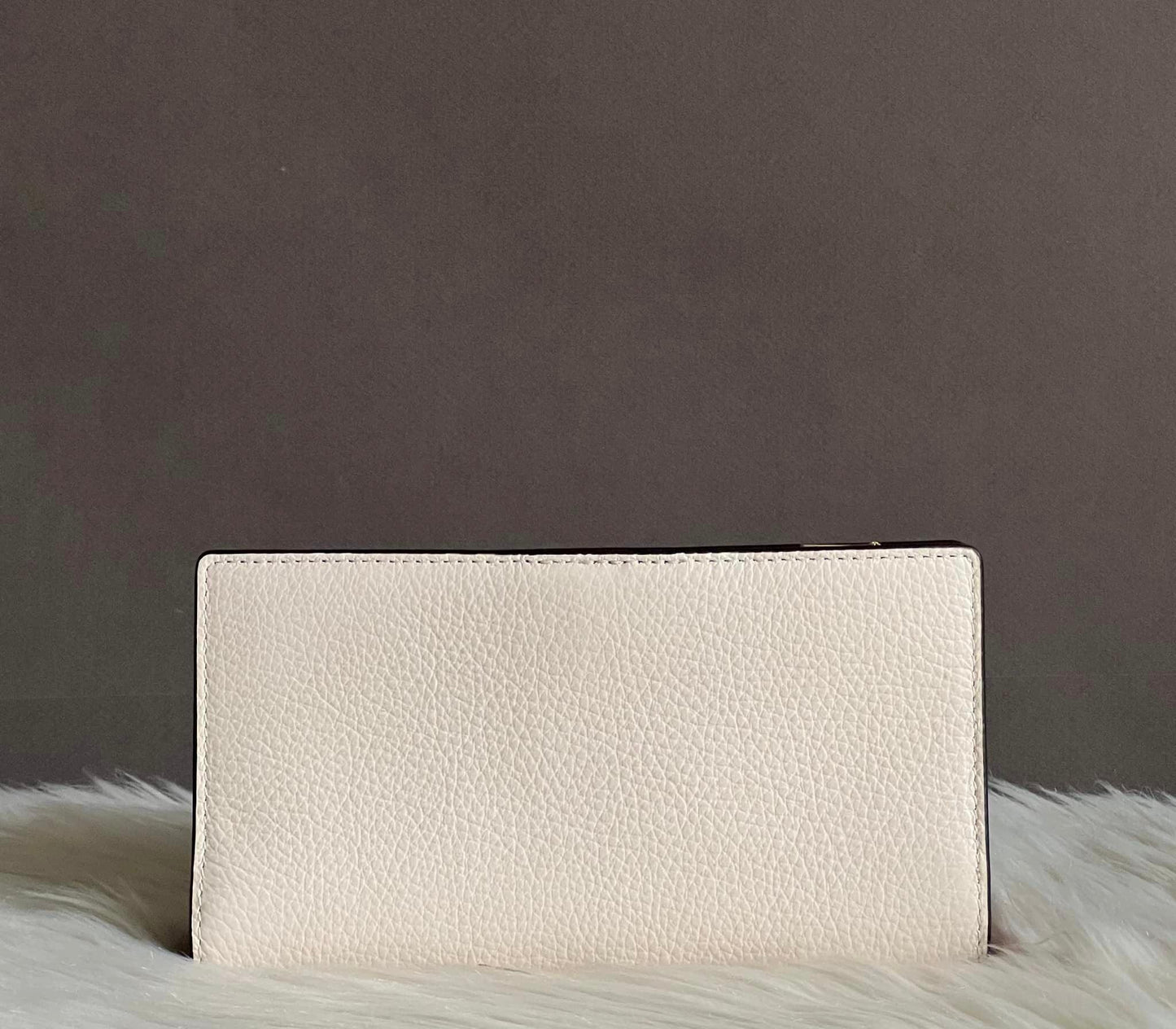 Coach Slim Zip Wallet With Floral Cluster Print Interior