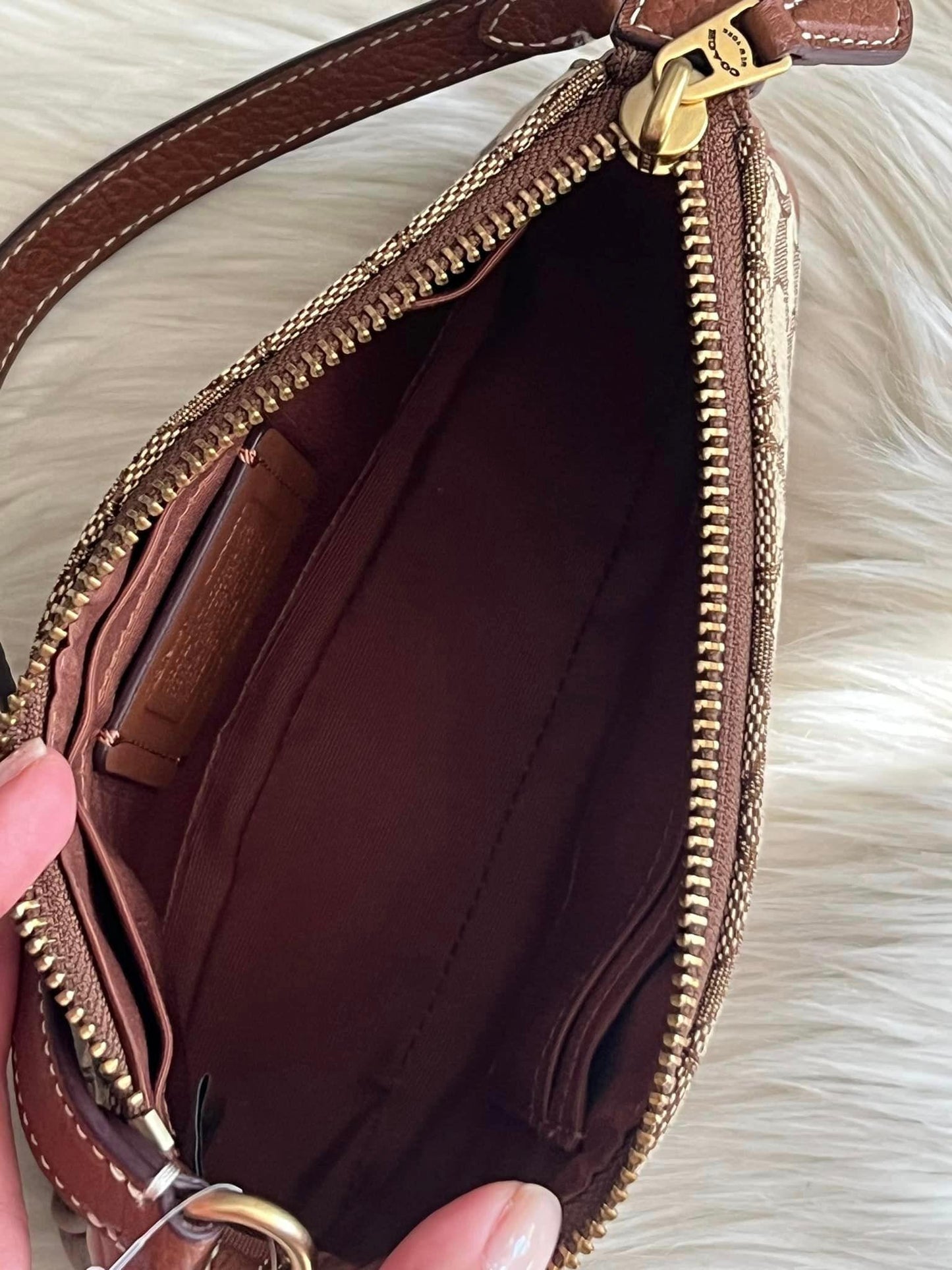 Coach Disney X Nolita 19 in Signature Jacquard with Mickey Mouse Print