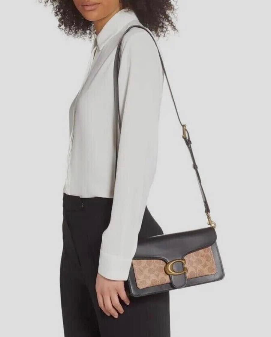 Coach Tabby Shoulder Bag 26 With Signature Canvas