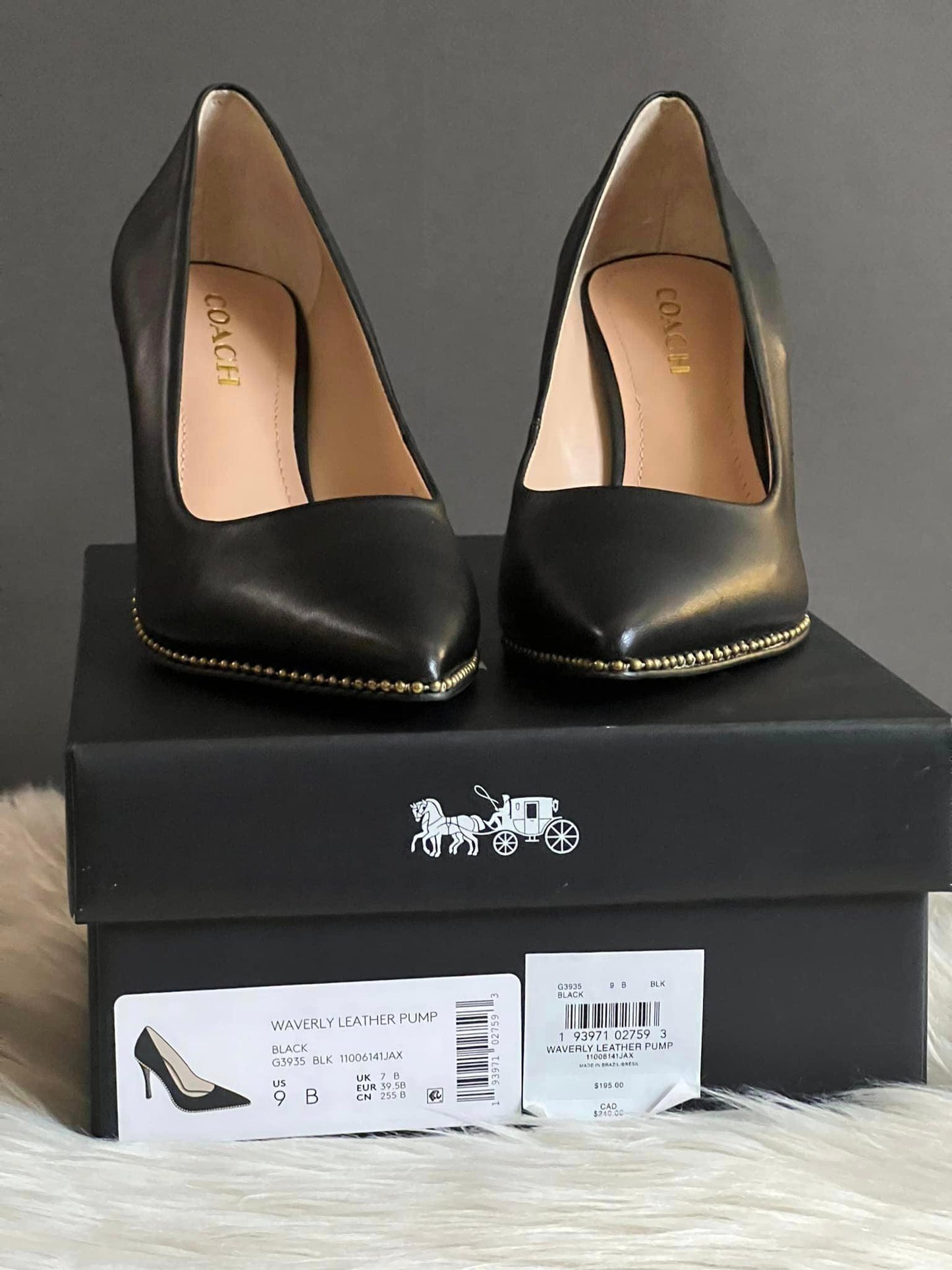 Coach Waverly Leather Pump
