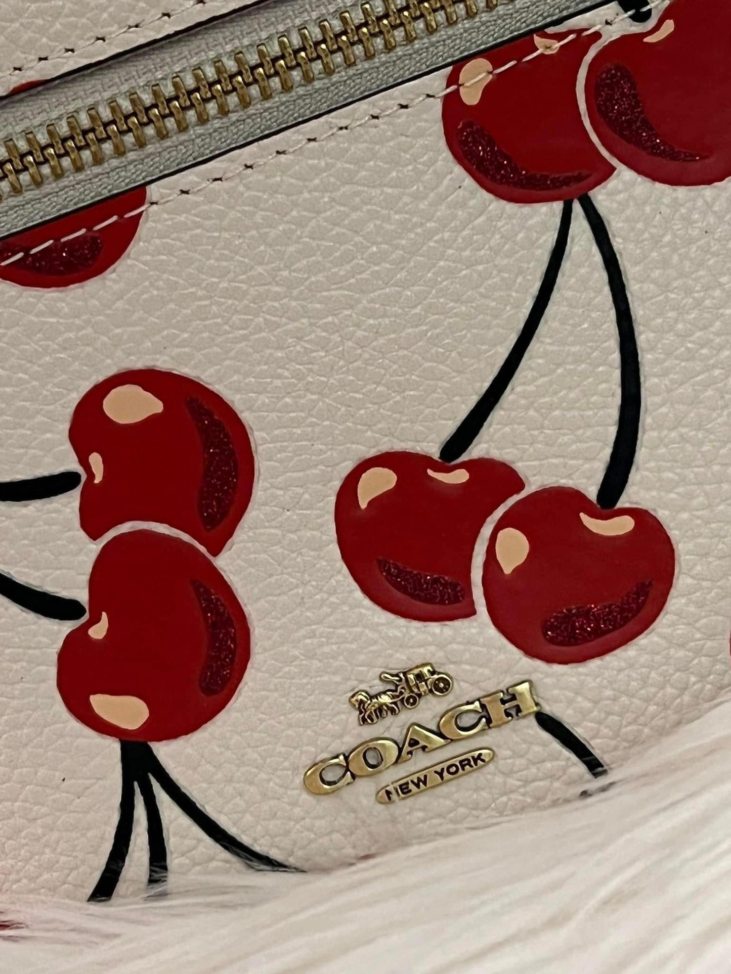 Coach Bethany Belt Bag with Cherry Print