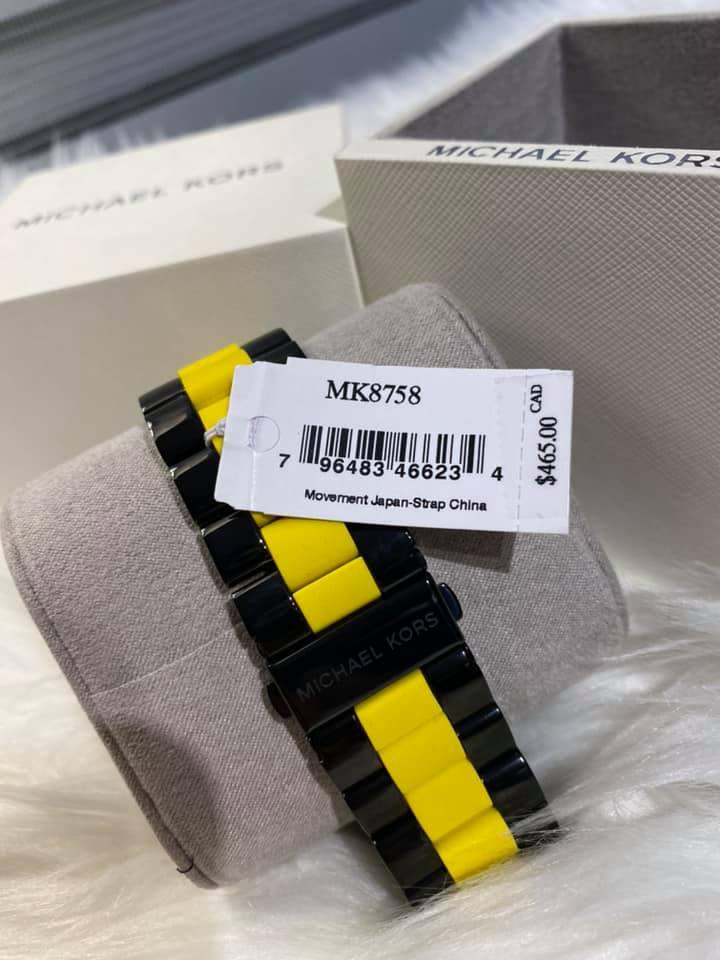 Michael Kors Men’s Runway Chronograph Black IP Stainless Steel