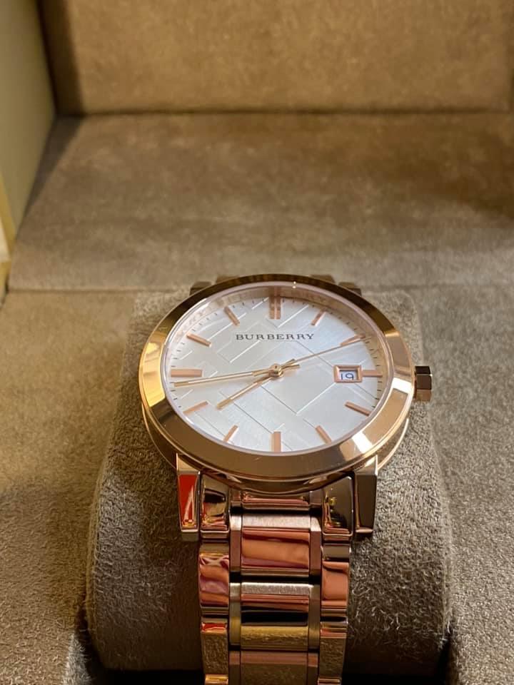 Burberry Women’s The City Rose Gold-Tone Stainless Steel Watch