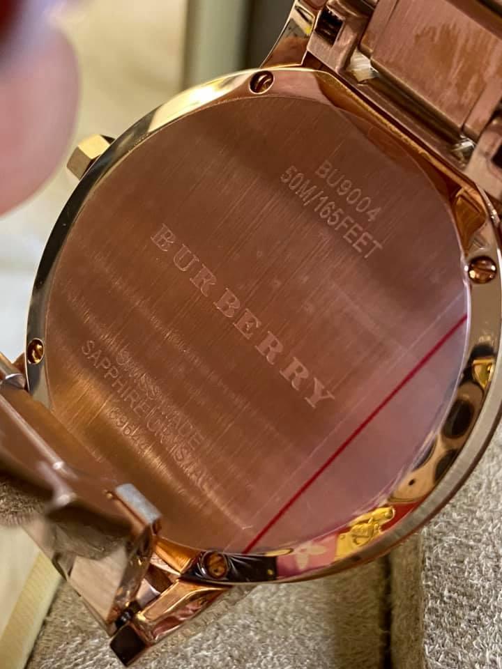Burberry Women’s The City Rose Gold-Tone Stainless Steel Watch