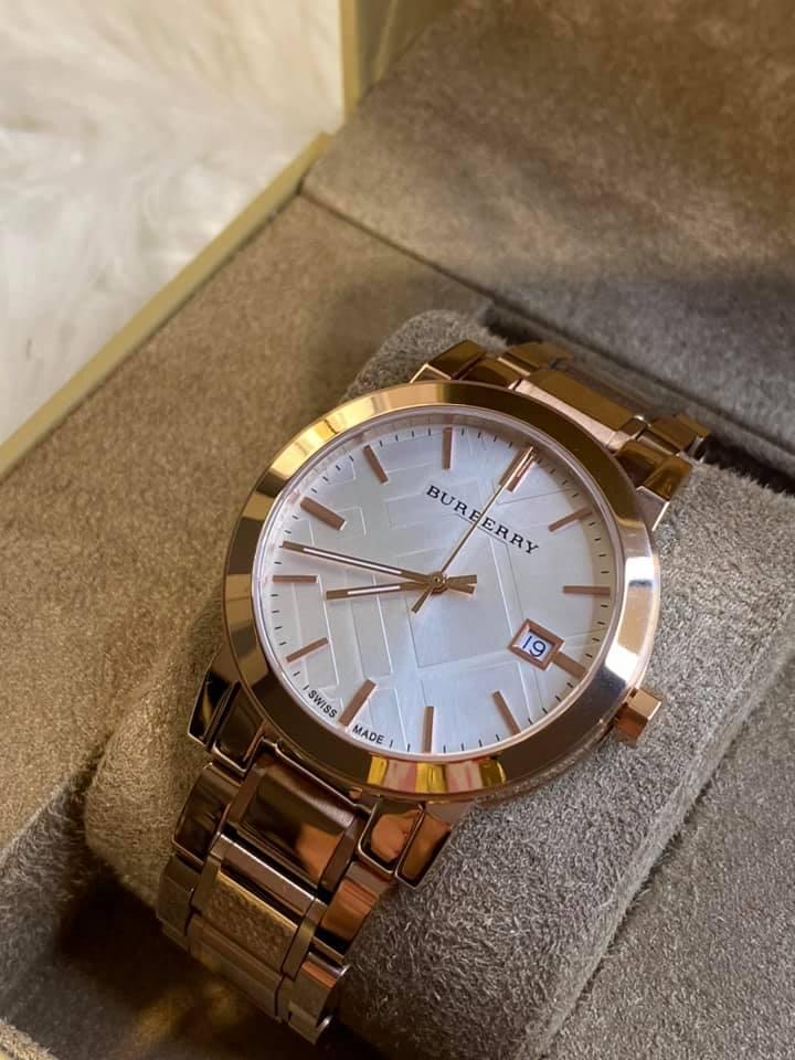 Burberry Women’s The City Rose Gold-Tone Stainless Steel Watch