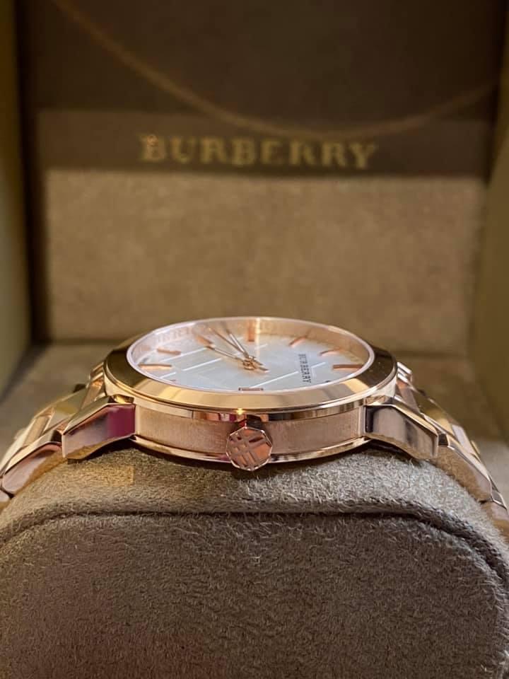 Burberry Women’s The City Rose Gold-Tone Stainless Steel Watch
