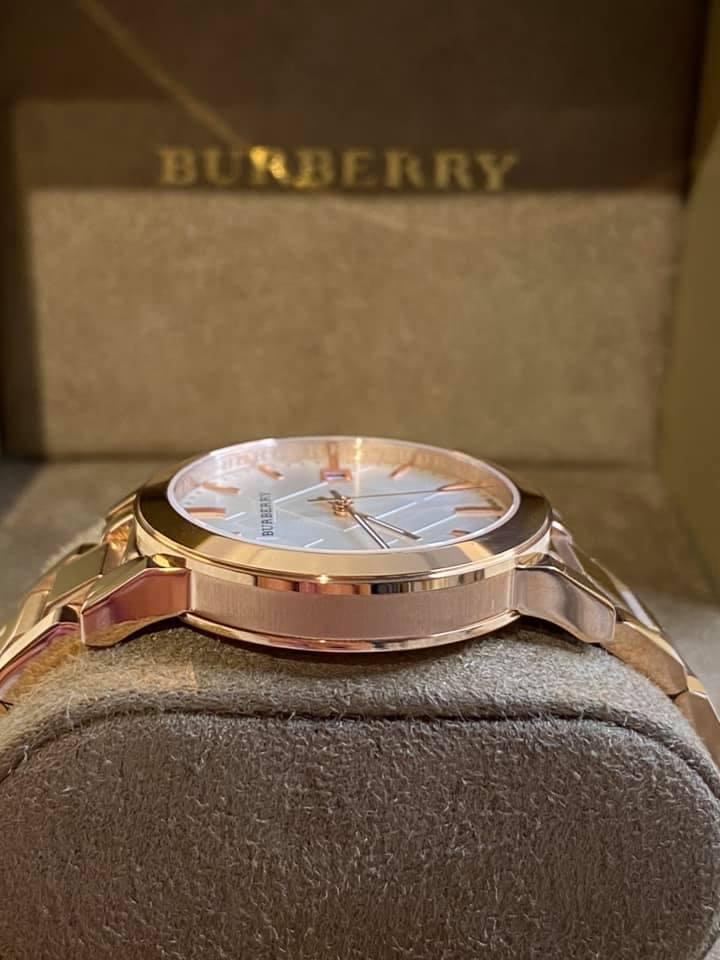 Burberry Women’s The City Rose Gold-Tone Stainless Steel Watch