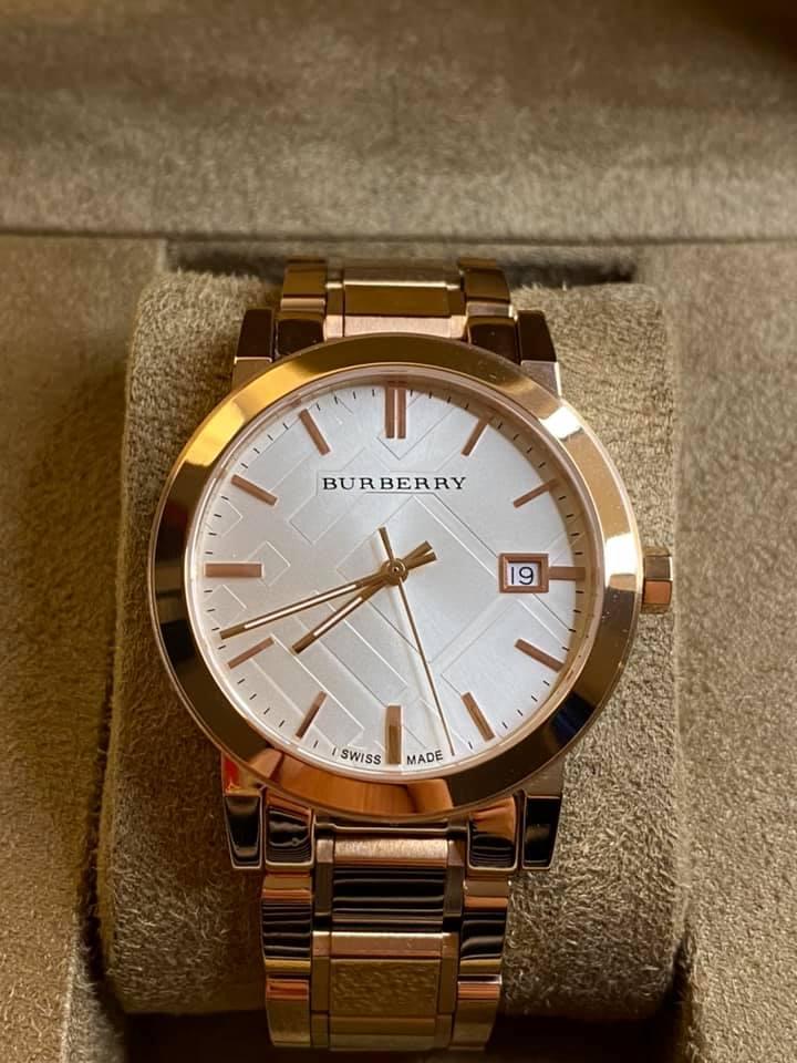 Burberry Women’s The City Rose Gold-Tone Stainless Steel Watch