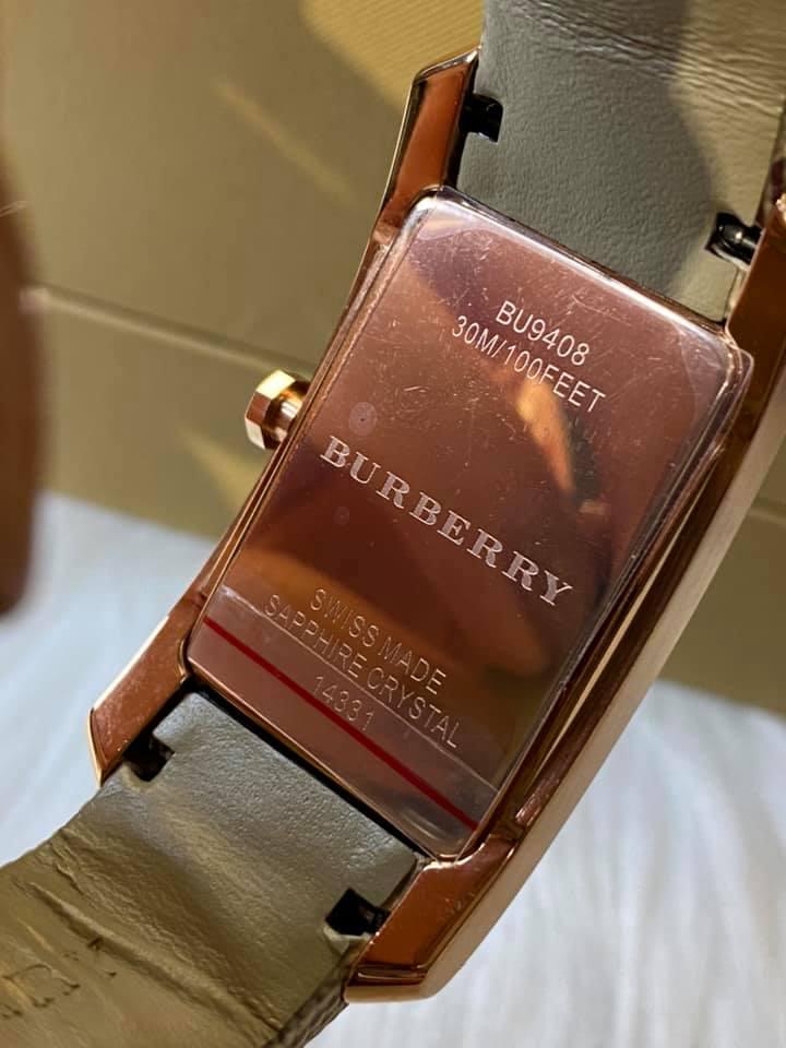 Burberry Women’s Pioneer Nova Check Strap Rose Gold-Tone