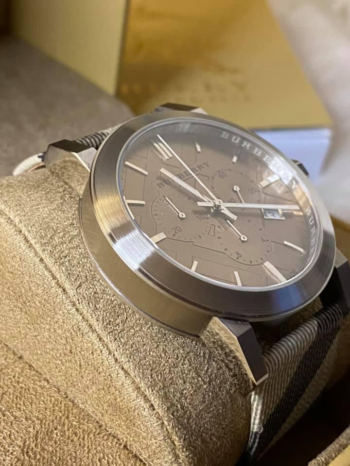 Burberry Men’s Swiss Chronograph Smoke Check Watch