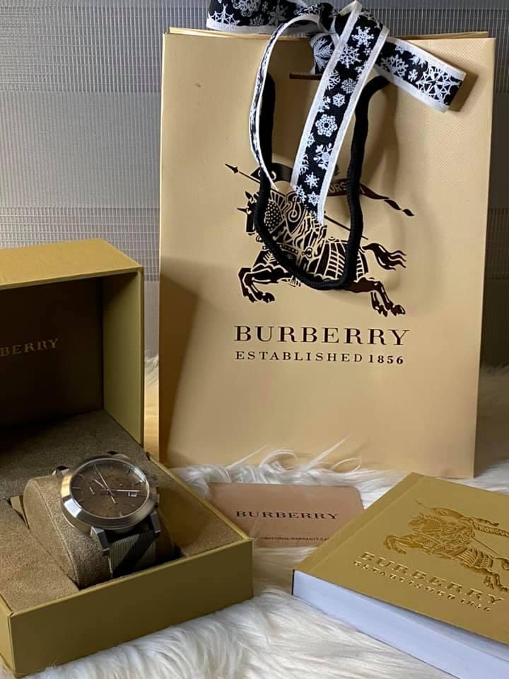 Burberry Men’s Swiss Chronograph Smoke Check Watch
